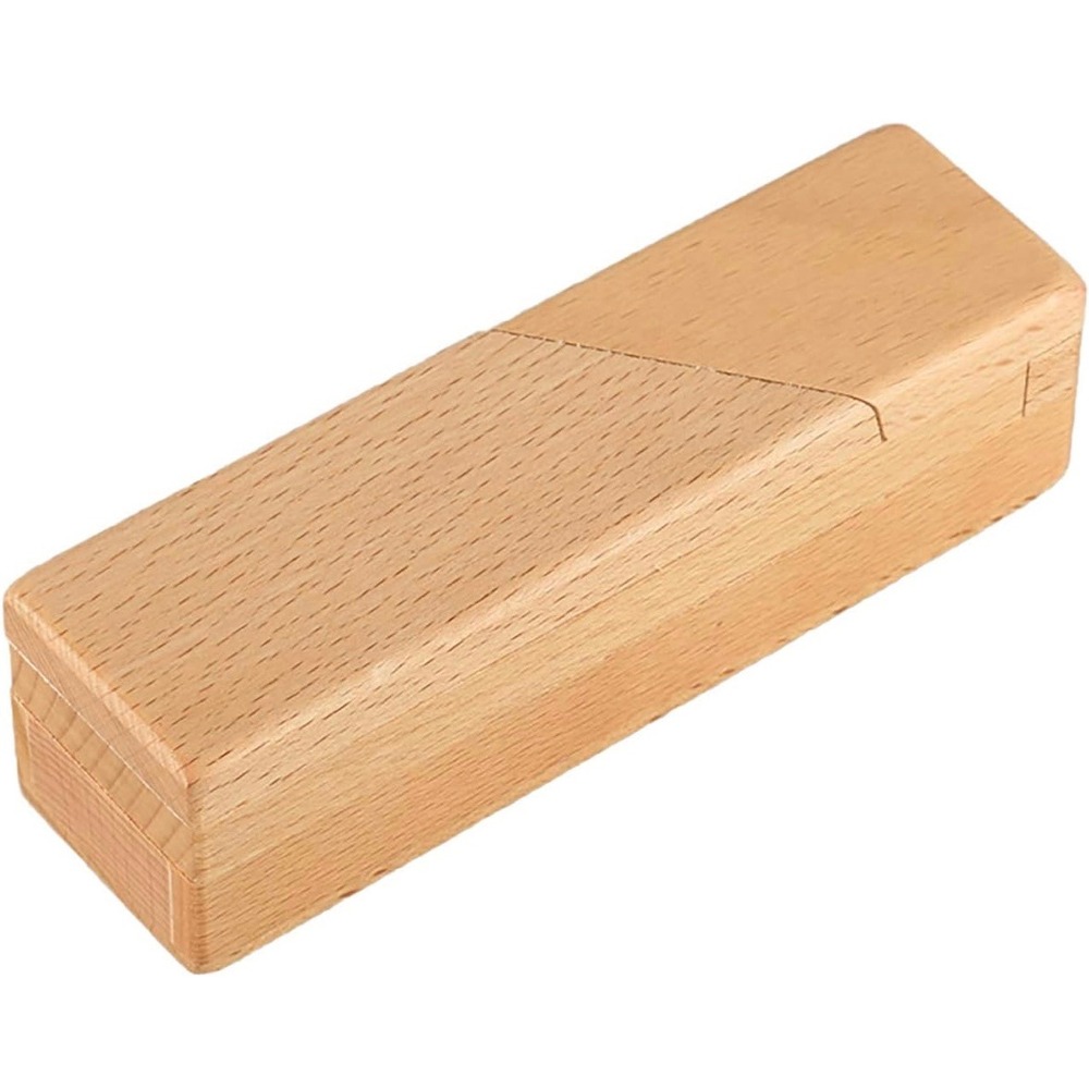 New Wooden Brain Teaser Secret Compartment Puzzle Box IQ Toy Gift Idea